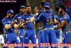 Mumbai Indians 2021 Ipl Status Video