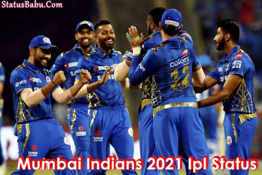Mumbai Indians 2021 Ipl Status Video