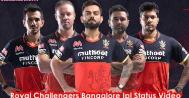 Royal Challengers Bangalore Ipl Status Video